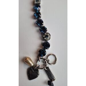 Mariana Spirit of Design Bracelet - Montana Blue Swarovski Crystal & Pearl